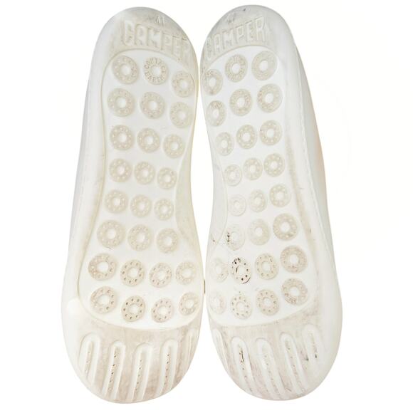 CAMPER Peu Twins leather slip on low top sneakers casual shoes white multi 41 10 - Picture 3 of 7